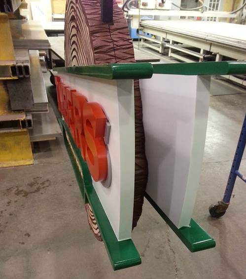 Low-cost alternative outdoor signage materials